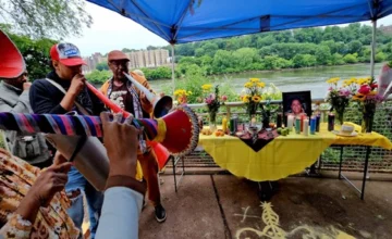  Celebración afrodominicana, Gagá Pa'l Pueblo en Nueva York. Foto: publicación Genaro Ozuna.