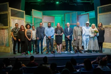  Dedicatoria a Franklin Domínguez de la II Temporada Banreservas de Teatro 2023