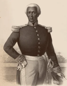  El General Fabre Geffrard fue presidente de Haití entre 1849 y 1867, periodo durante el cual dio gran apoyo a los patriotas dominicanos en su lucha contra España.