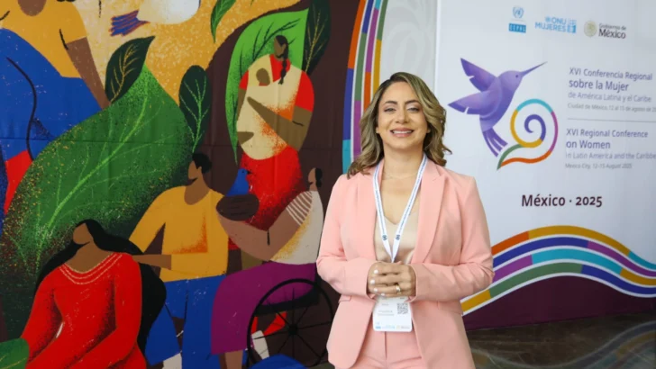 Gloria Reyes expone en México sobre política de cuidados en República Dominicana