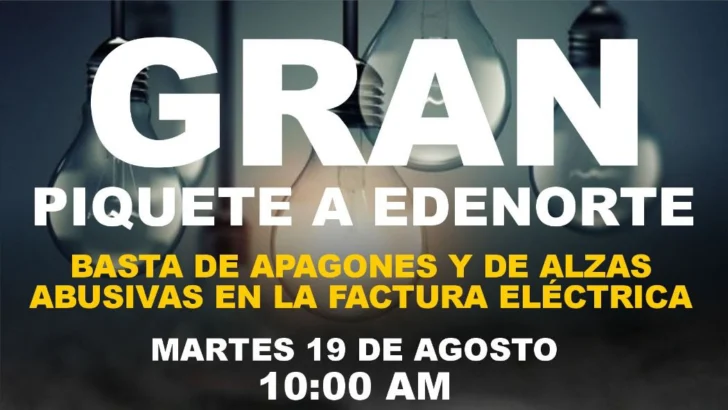 Protestarán contra Edenorte en San Francisco de Macorís por los prolongados apagones Protestarán contra Edenorte en San Francisco de Macorís por los prolongados apagones
