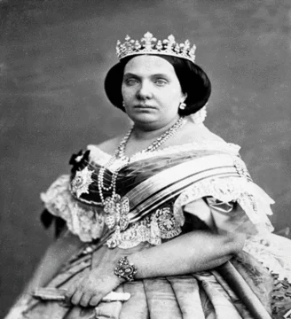  La Reina Isabel II de España en marzo de 1861, cuando el general                     Pedro Santana anexó la República Dominicana a España.