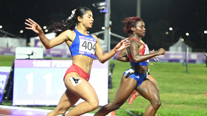 Liranyi Alonzo conquista plata en atletismo en Asunción Liranyi Alonzo conquista plata en atletismo en Asunción