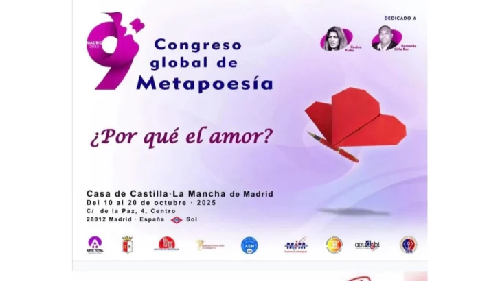 Madrid se convierte en la capital del amor y la palabra: Congreso Global de Metapoesía 2025
