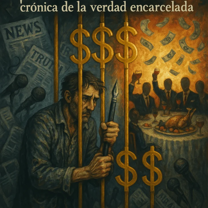 Del periodismo al dinerismo, crónica de la verdad encarcelada Del periodismo al dinerismo, crónica de la verdad encarcelada