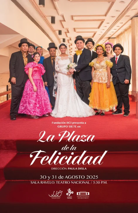 'Plaza de la Felicidad', con Paula Disla y Grupo Sie7e