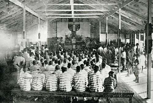  Patriotas dominicanos presos, durante la ocupación de 1916 a 1924.