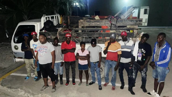 Ejército detiene camión con 11 haitianos indocumentados en municipio de Duvergé