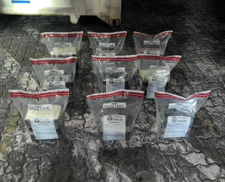 DNCD interviene 43 paquetes de presunta cocaína en puerto Caucedo