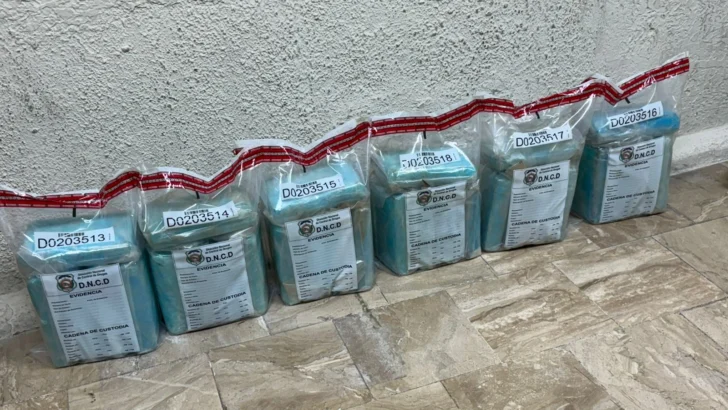 DNCD incauta 30 paquetes de cocaína que se enviarían a Alemania