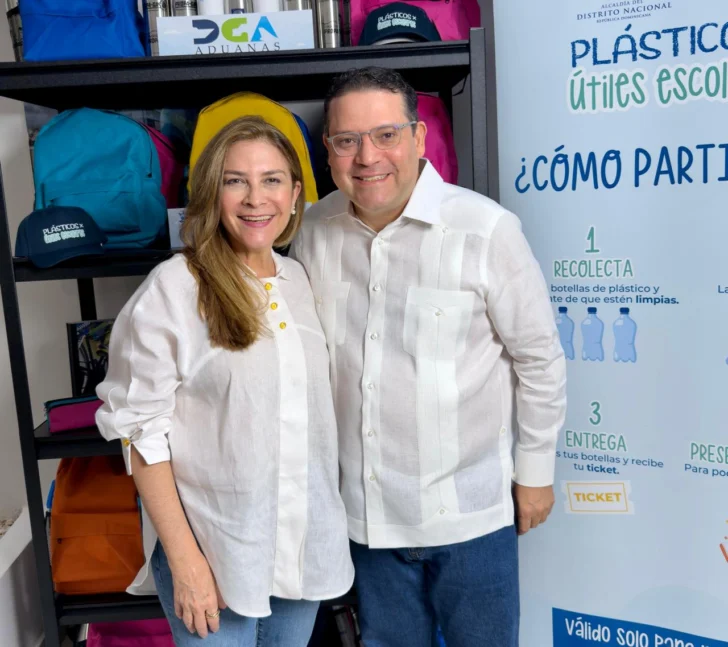 Alcaldía del Distrito Nacional y Aduanas con todo listo para Plásticos por Útiles Escolares
