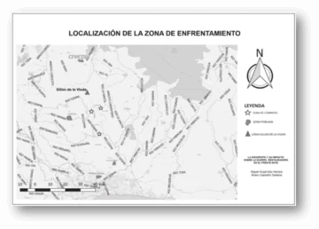  Lugares situados en Cevicos, Monte Plata y Villa Mella en que se escenificaron diferentes acciones armadas entre los ejércitos español y restaurador (Tomado del libro La Geografía y su impacto sobre la Guerra Restauradora en el Frente Este, de Miguel Ángel Díaz y Álvaro Caamaño, p. 150).