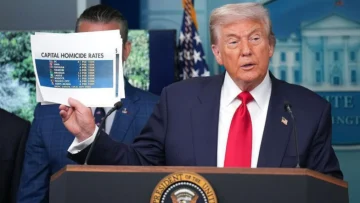 Las cifras que muestran que la delincuencia en Washington DC no está 'fuera de control', como afirma Trump