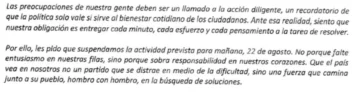 Abinader pide al PRM suspender actividad de este viernes por 5 años de gobierno