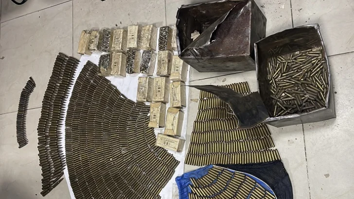 Policía incauta miles de municiones de armas de guerra y de otros calibres