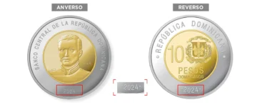 Banco Central emite monedas de 10 pesos