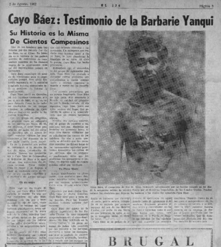 Cayo Báez: Digno ejemplo de campesinos dominicanos