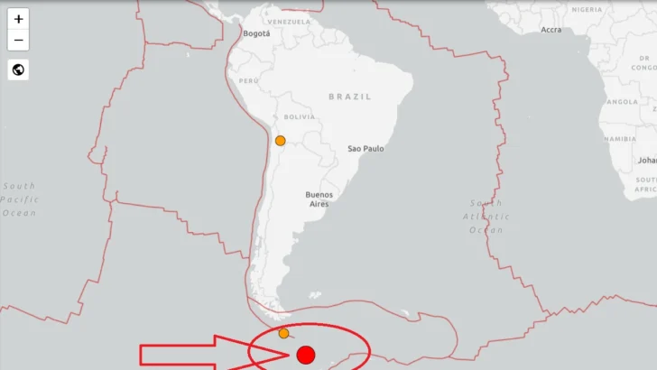Terremoto de 7,6 de magnitud en la Antártida chilena