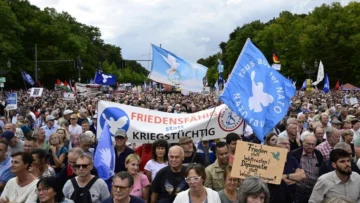 Miles de manifestantes marcharon en apoyo a Gaza en las calles de Berlín
