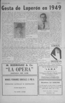 Gesta de Luperón en 1949