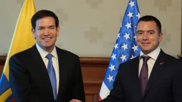 Rubio en Quito: EE. UU. declara a dos grupos ecuatorianos como terroristas y anuncia fondos contra el narcotráfico