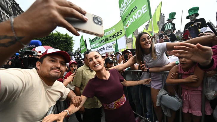 Sheinbaum cumple un año en el poder en México con alta popularidad
