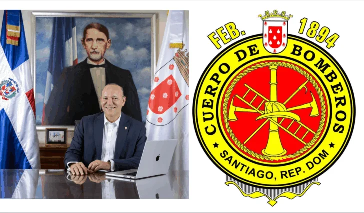 Santiago es apasionado con sus bomberos