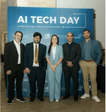  Guilherme Fuhrken (NVIDIA), Enrique Otero, Anllilyni Delgadillo, Jose Tous y Giovanny Sadhalá
