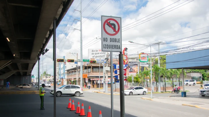 Tránsito más fluido en segundo día de prohibición de giro en la Núñez con Kennedy