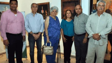  Fernando Cabrera, Leandro Montes, Petrouska Sméster, Carmen Pérez, Enegildo Peña y Domingo Batista.