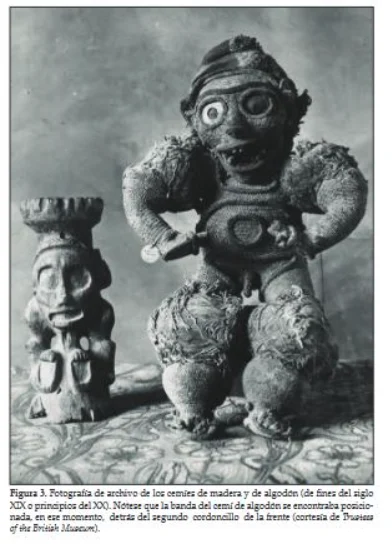  Foto original del cemí. Archivos de Bernardo Vega.