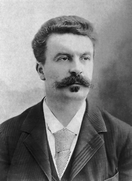  Guy de Maupassant. Foto de_Félix Nadar. 1888.