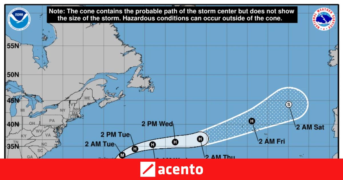 Gabrielle pasa de tormenta a huracán en el Atlántico | Acento