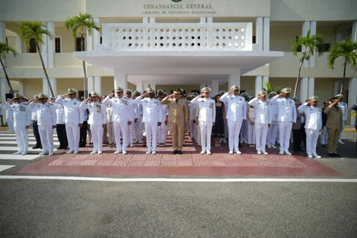 El ministro de Defensa preside el cambio de mando en la Armada de República Dominicana