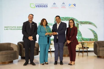 Indotel es reconocido por aplicar Política de Compras Verdes