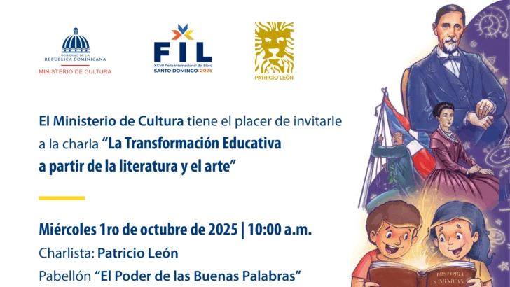 Patricio León ofrecerá charla sobre la transformación educativa a través de la literatura y el arte en la FILSD 2025