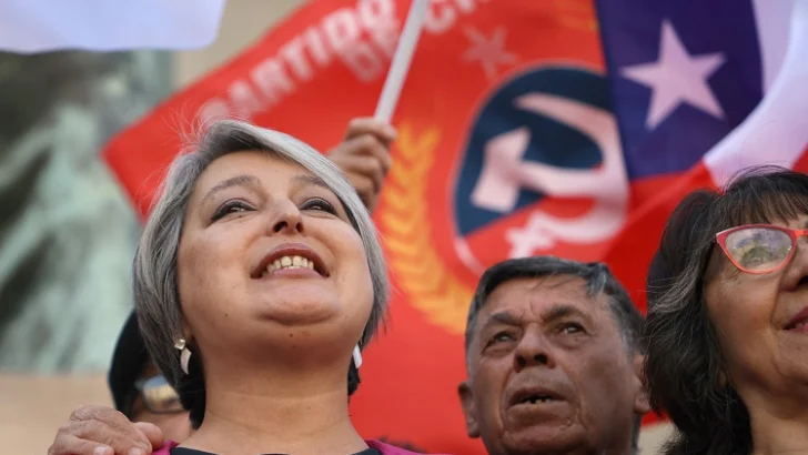Candidata comunista de Chile: 