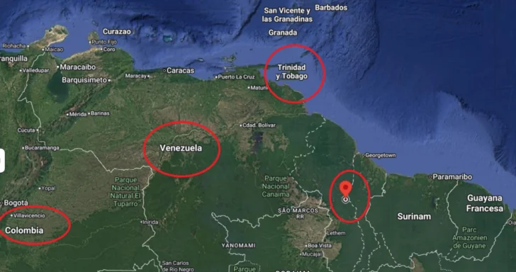 Venezuela advierte responderá a Guyana y Trinidad por 'vasallos' de EEUU que multiplica vuelos espías Venezuela advierte responderá a Guyana y Trinidad por 'vasallos' de EEUU que multiplica vuelos espías
