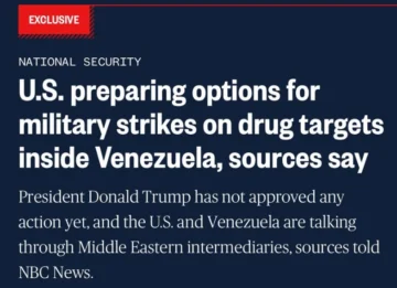 EEUU planea atacar pronto a narcotraficantes en suelo venezolano, según NBC