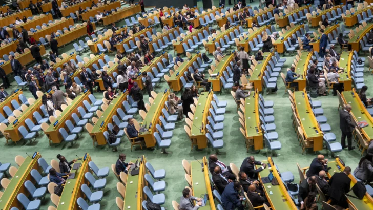 Delegados abandonan salón de la ONU durante discurso de Netanyahu
