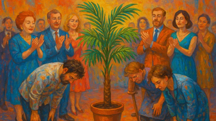 7 ideas para triunfar en la Bienal Nacional de Artes Visuales 2026 (sin sudar un pincel), cómo una mata de palma en tarro se volvió oráculo del arte nacional (II)