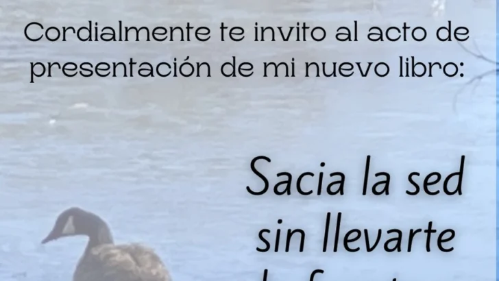 Poemario “Sacia la sed sin llevarte la fuente y otros poemas”, circulará este jueves