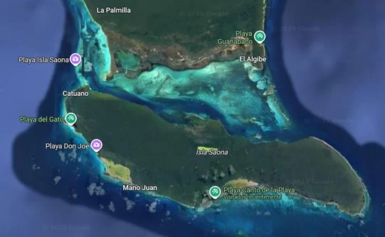Saona, ¿una cimbreante mulata tropical? Saona, ¿una cimbreante mulata tropical?