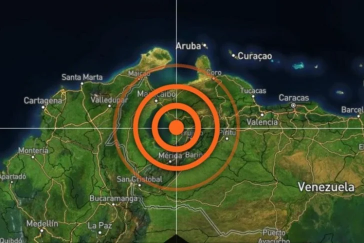 Venezuela siente sismo con magnitud 5.4, Colombia lo registra con 6.1 y EEUU con 6.2