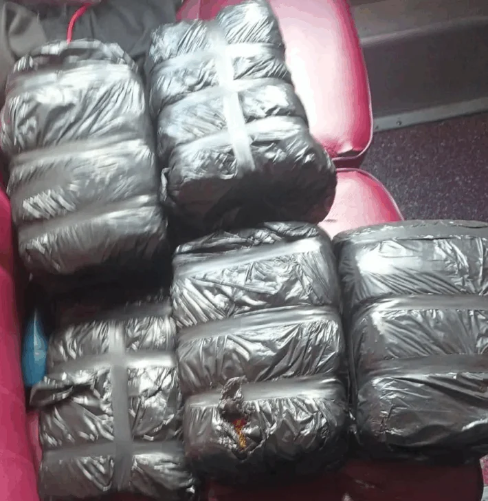 Las autoridades decomisan ocho pacas de presunta marihuana en Azua