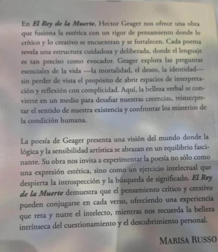'El rey de la muerte': La voz cotidiana de Héctor Gearger