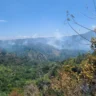 Medio Ambiente combate incendios forestales en Jánico y Barahona