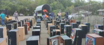 Fiscalía destruye tragamonedas que operaban ilegalmente en diversos establecimientos