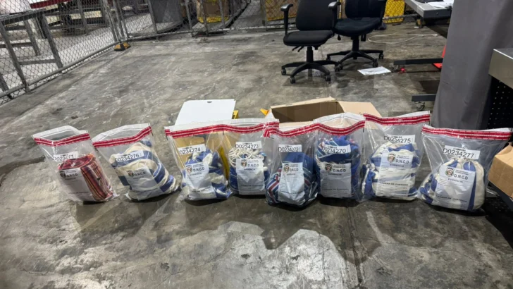 DNCD frustra envío de nueve hamacas de tela impregnadas con presunta cocaína