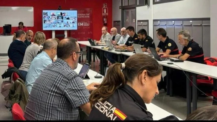 La región española de Valencia está en alerta roja por fuertes lluvias